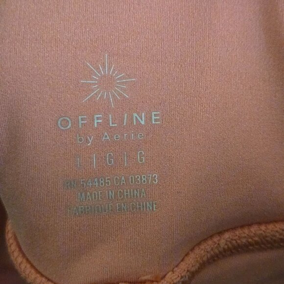 Aerie Offline Lot of 2 Real Me Shorts Apricot Wash Pink Floral Size L - Picture 14 of 16